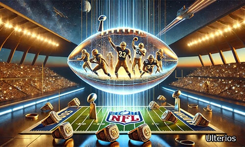 NFL with Super Bowl Trophies and Rings