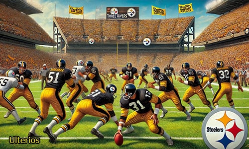 Pittsburgh Steelers of the 1970s at three rivers stadium