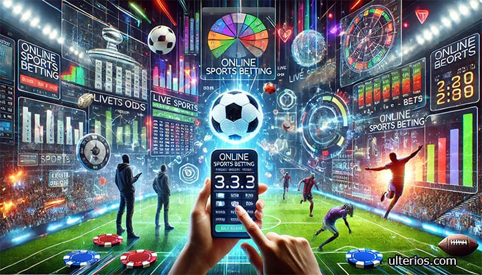 Evolution of Online Sports Betting with lots of graphics